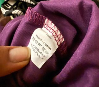 Conjunto lencería satén morado