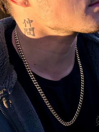 Cadena Cubana Dorada 18k Electrochapado