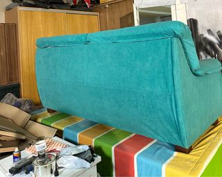 Sofá 2 plazas verde