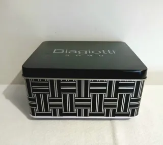 Scatola Biagiotti Uomo in metallo nera