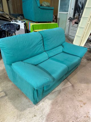 Sofá 2 plazas verde