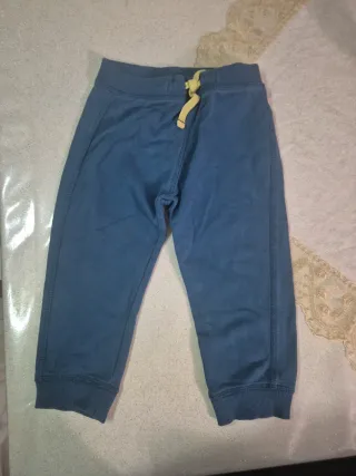 Pantalone bimbo blu con laccetto