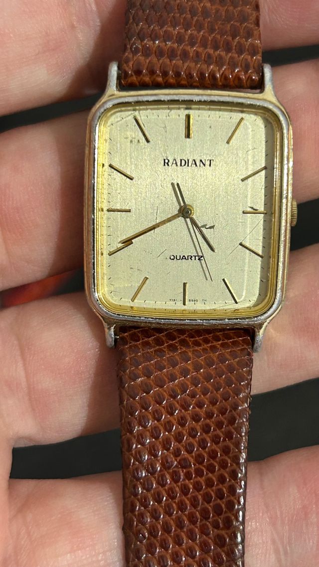 Reloj Radiant Vintage Cuarzo Correa Marrón