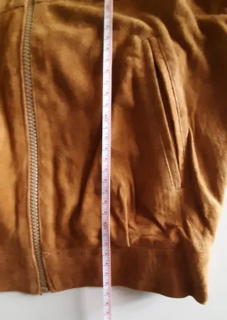 Bomber in pelle scamosciata ragazzo