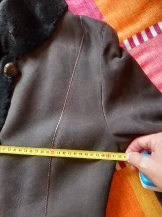 Chaquetón mujer sintético marrón