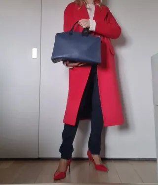 Borsa Tosca Blu Pelle Blu