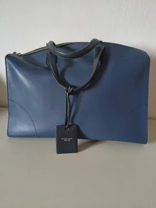 Borsa Tosca Blu Pelle Blu