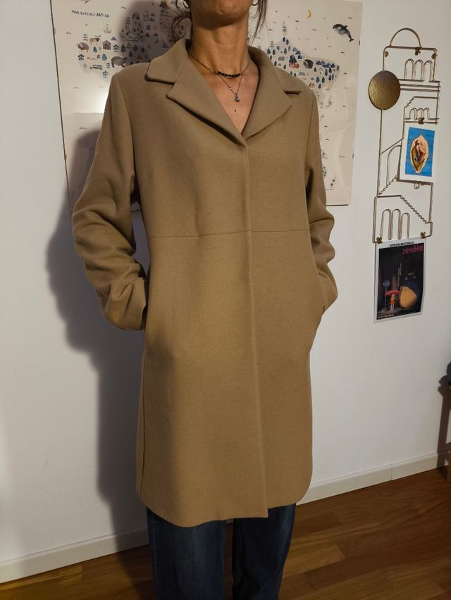 Cappotto vintage in lana, stefanel anni '90