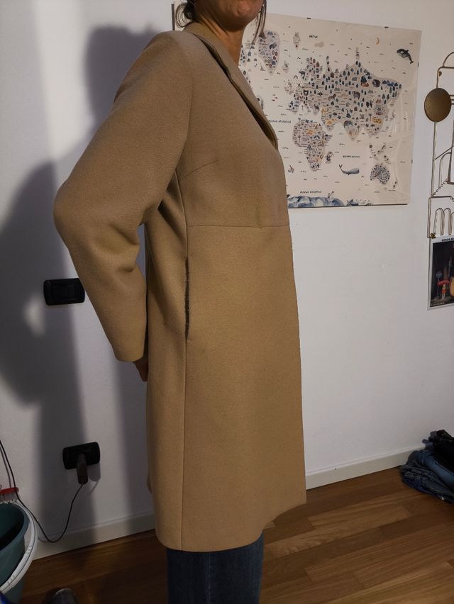 Cappotto vintage in lana, stefanel anni '90