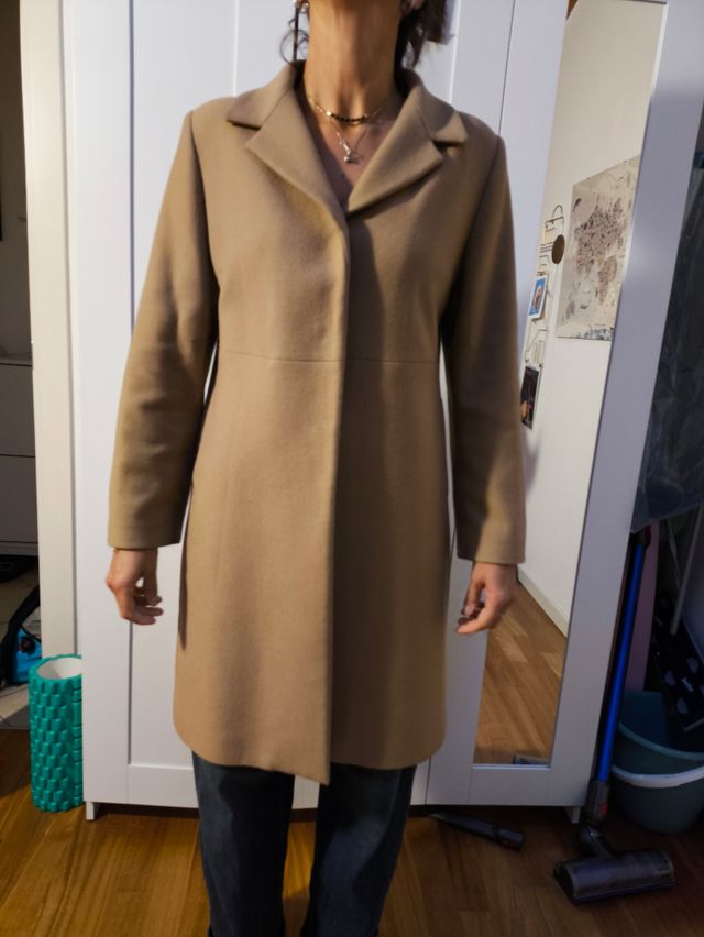 Cappotto vintage in lana, stefanel anni '90