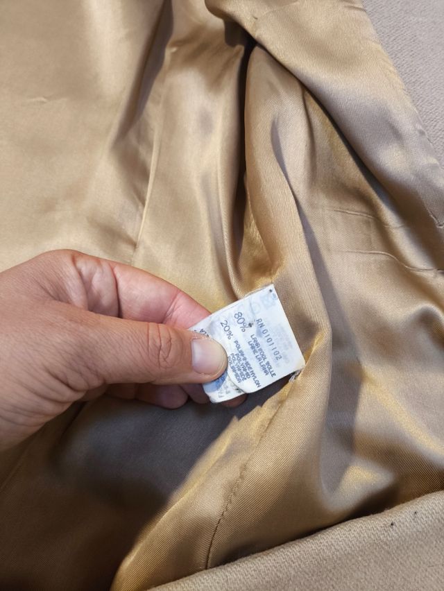 Cappotto vintage in lana, stefanel anni '90