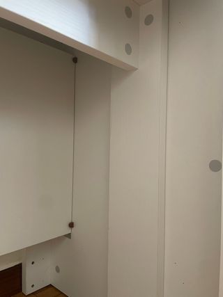 Mesa de madera blanca