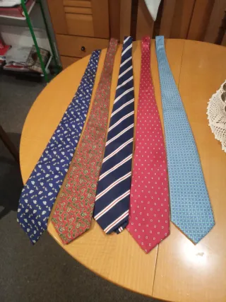 Lote 5 corbatas Natur
