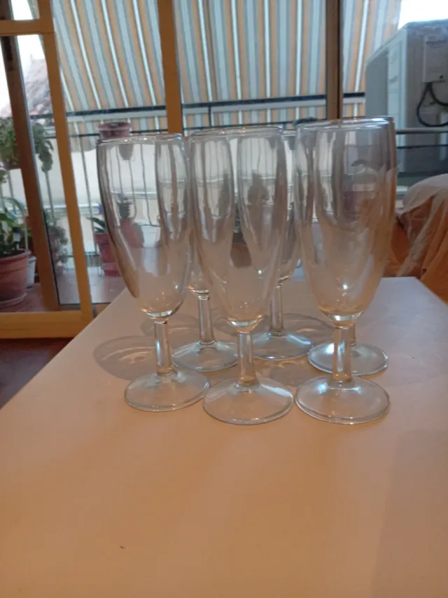 Copas de Cava de Cristal