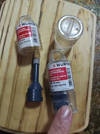 Corona diamantada Würth 10 mm M14