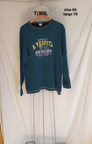 Camiseta Manga Larga Vespi-ta T/XXL