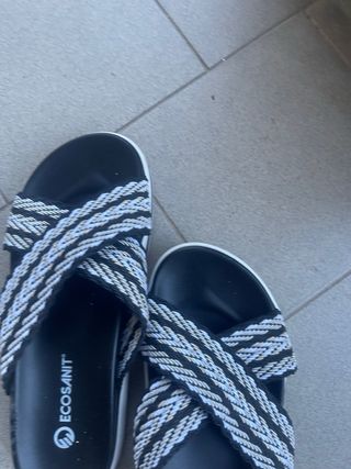 Sandali Ecosanit Neri e Bianchi