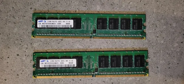 Memoria RAM Samsung 512MB PC2-4200U