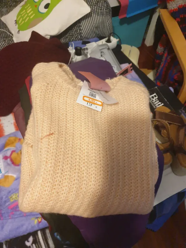 Jersey de punto con cremallera