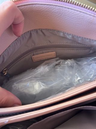 Borsa MARIACELINE rosa cipria ecopelle