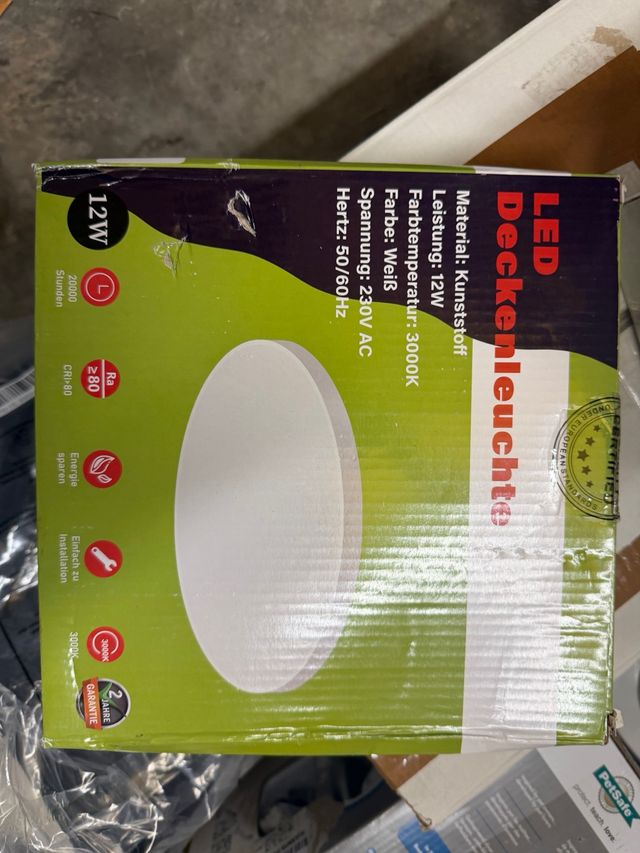 Pannello LED 12W 3000K Bianco