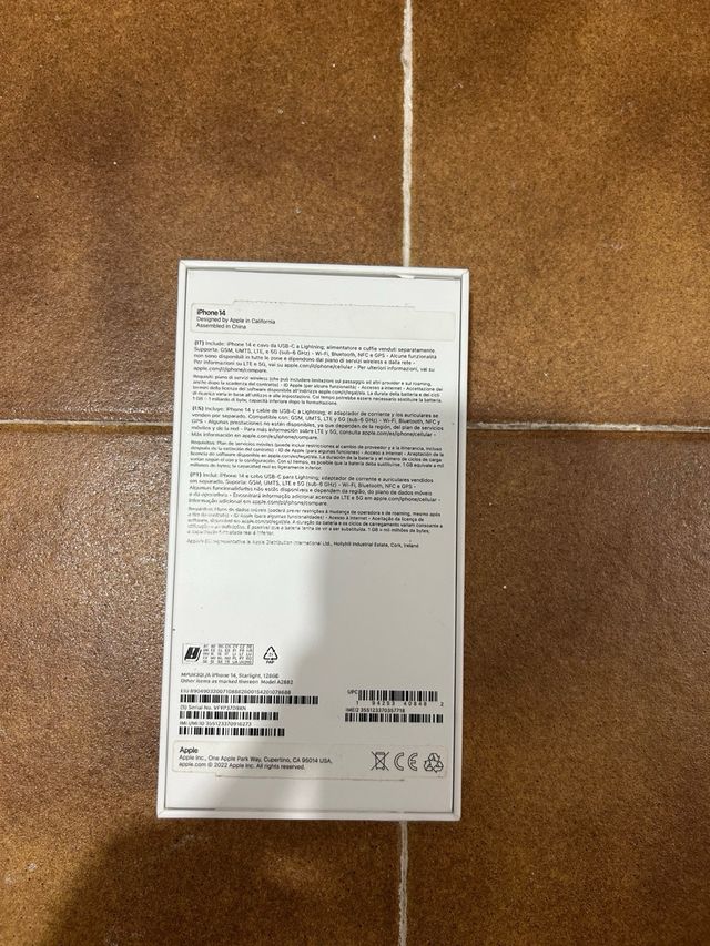 Caja iPhone 14
