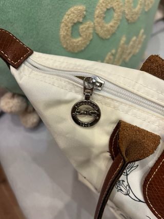 Bolso Longchamp Blanco con Pájaros