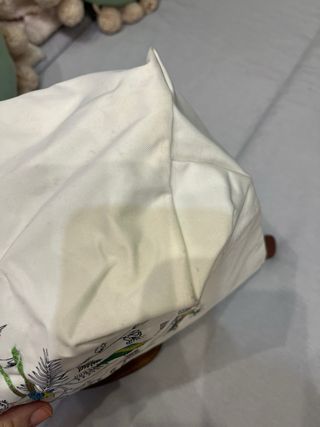 Bolso Longchamp Blanco con Pájaros