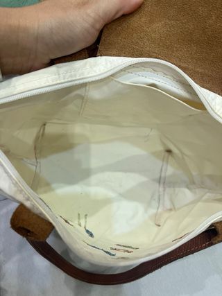 Bolso Longchamp Blanco con Pájaros