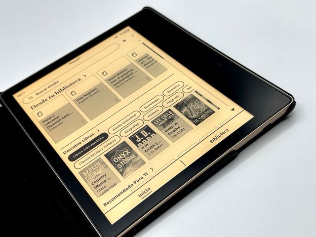 Kindle Oasis 10 7” 32Gb Dorado. Luz cálida