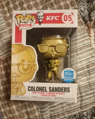 Funko Pop! Colonel Sanders KFC Dorado 05
