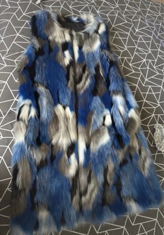 Gilet eco pelliccia fantasia
