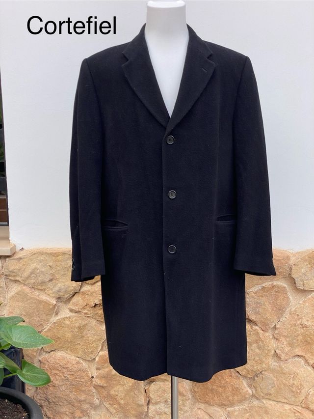 Abrigo Cortefiel Negro