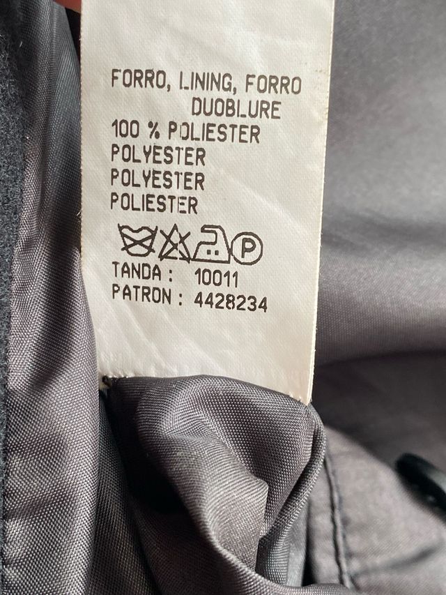 Abrigo Cortefiel Negro