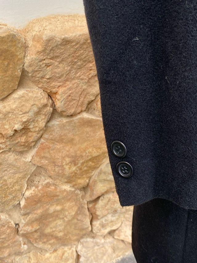 Abrigo Cortefiel Negro