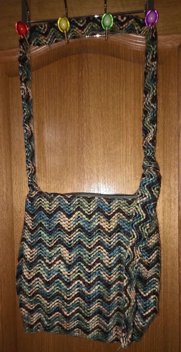 Borsa a tracolla unisex multicolore