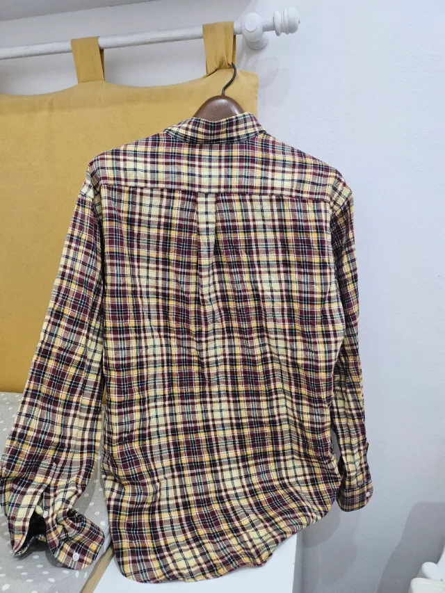Camisa de cuadros hombre