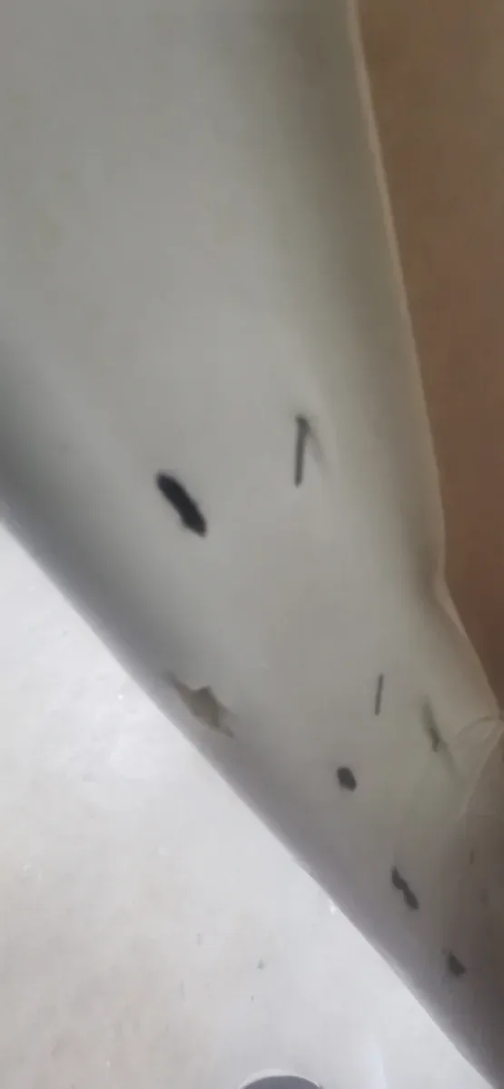 Respaldo Cama Cuero Blanco