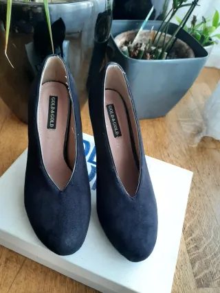 Scarpe donna tacco nero