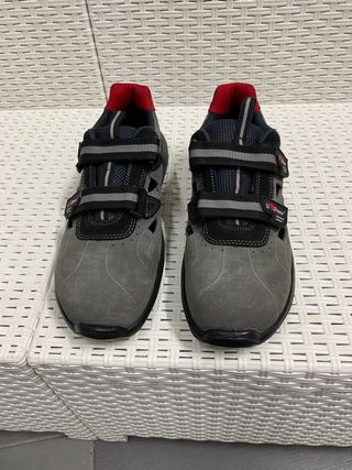 Scarpe da lavoro U-Power grigie e rosse