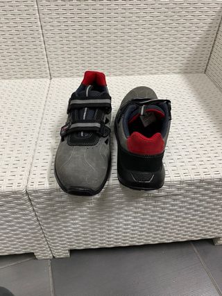 Scarpe da lavoro U-Power grigie e rosse