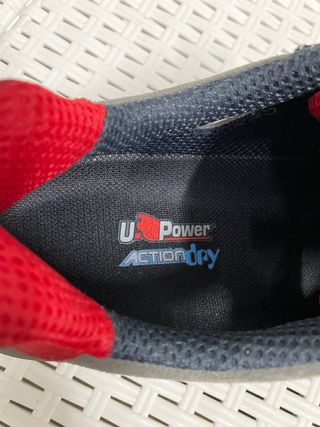 Scarpe da lavoro U-Power grigie e rosse