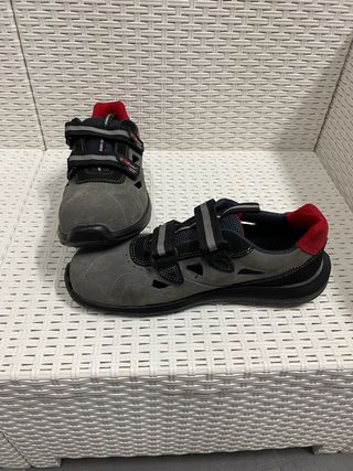 Scarpe da lavoro U-Power grigie e rosse