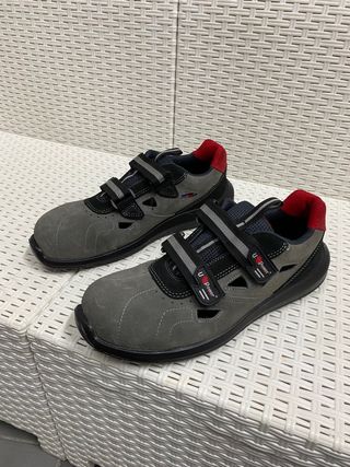 Scarpe da lavoro U-Power grigie e rosse