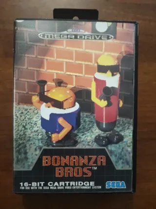 Bonanza Bros Sega Megadrive completo