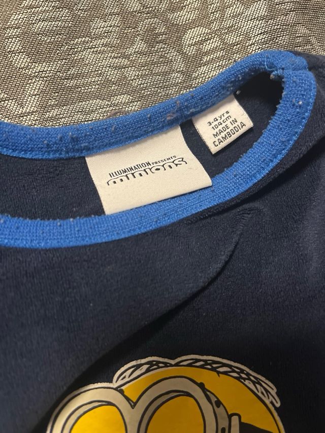Pijama niño Minions Talla 3-4