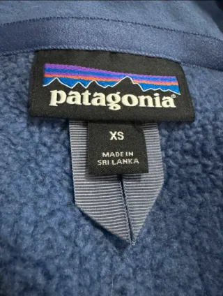 Patagonia Felpa Pile Donna Blu