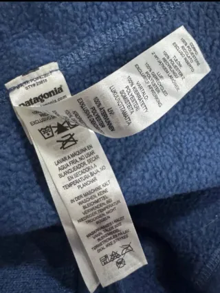 Patagonia Felpa Pile Donna Blu