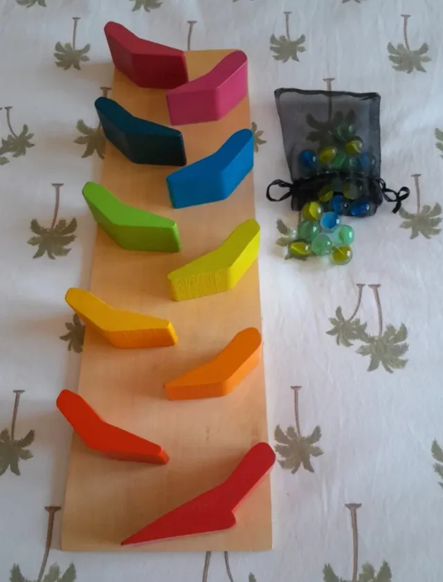 Juego de equilibrio de madera