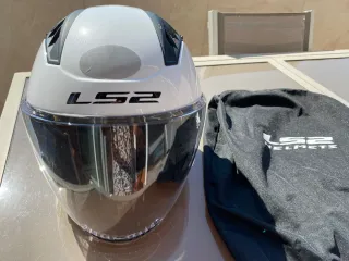 Casco Jet LS2 Talla L Blanco